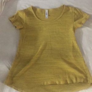 Mustard color classic tee